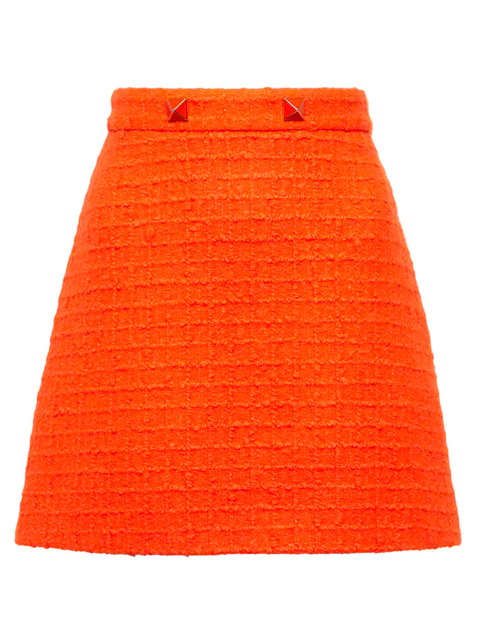 Valentino Tweed Miniskirt
