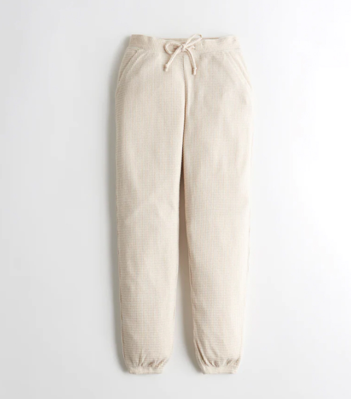 Gilly Hicks High-Rise Waffle Joggers