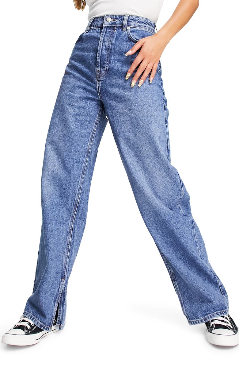 tommy hilfiger pink high rise denim tapered jeans