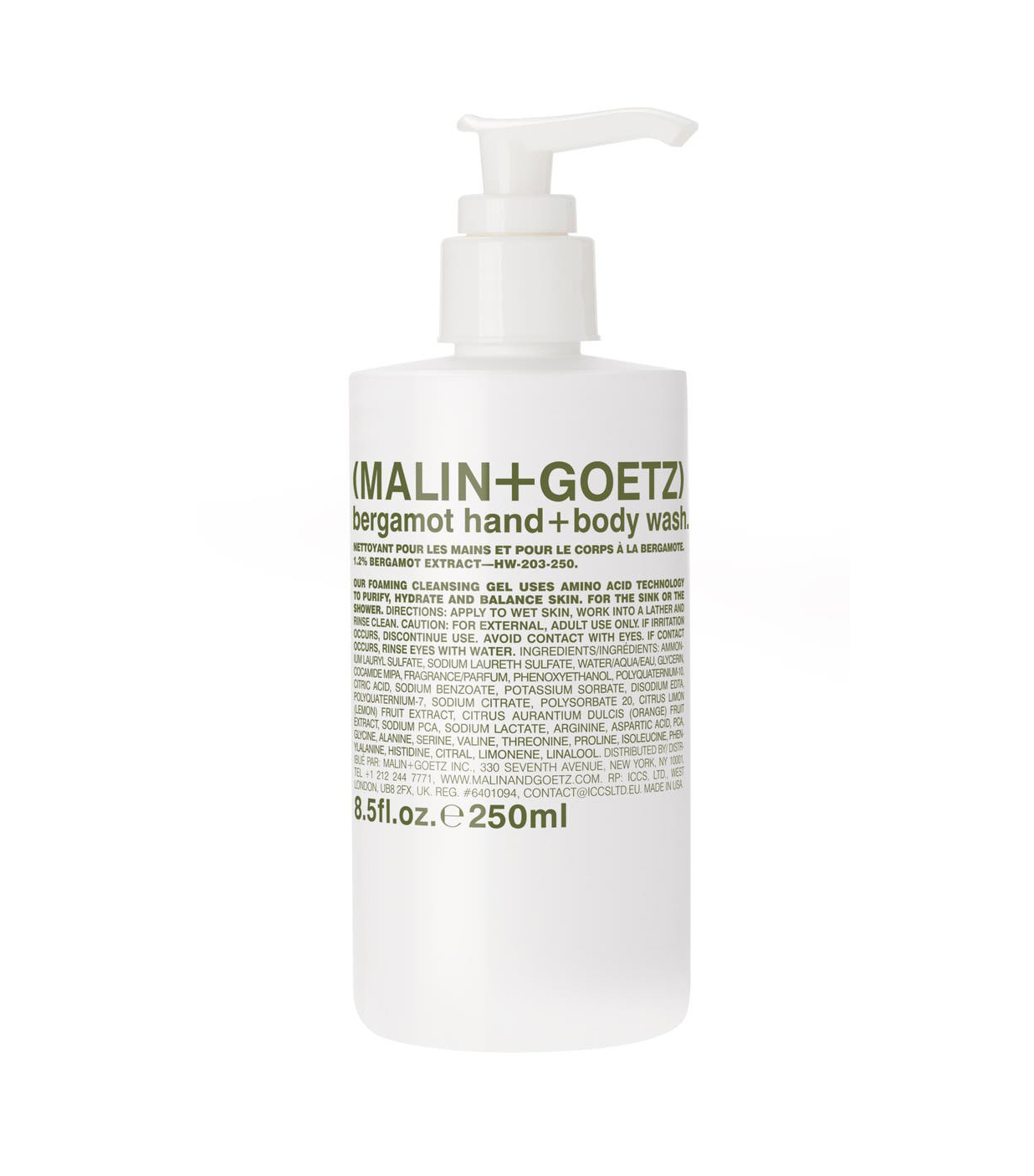 Malin+Goetz Bergamot Hand & Body Wash