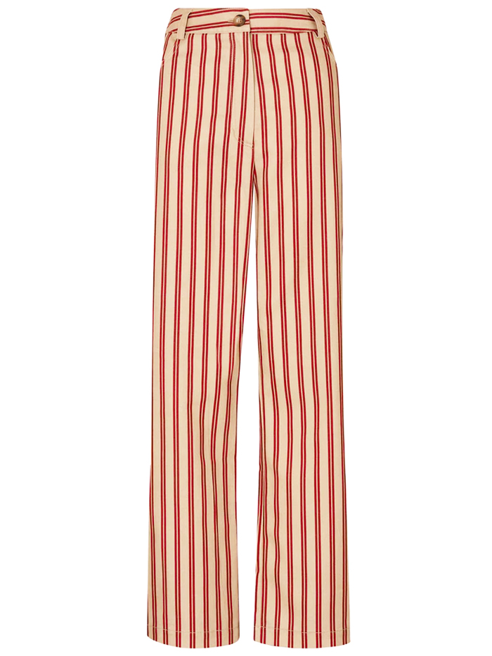 Kitri Studio Daniella Striped Canvas Trousers