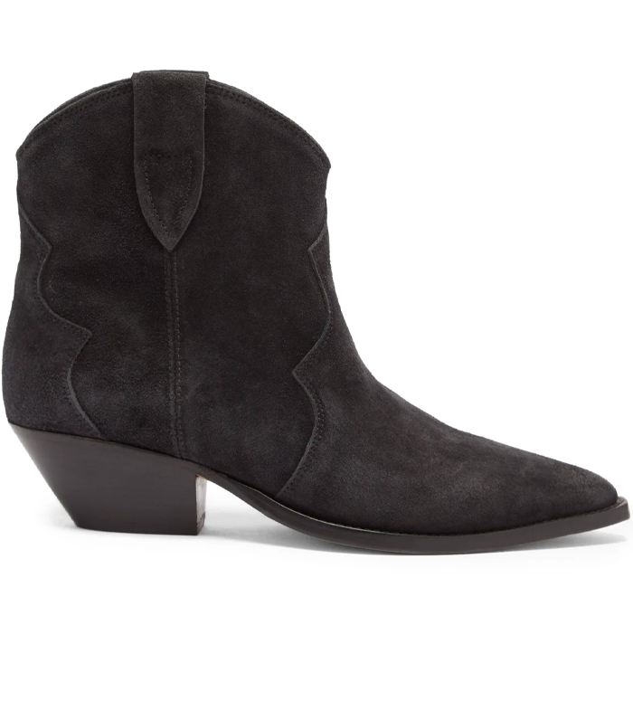 Isabel Marant Dewina suede Western ankle boots