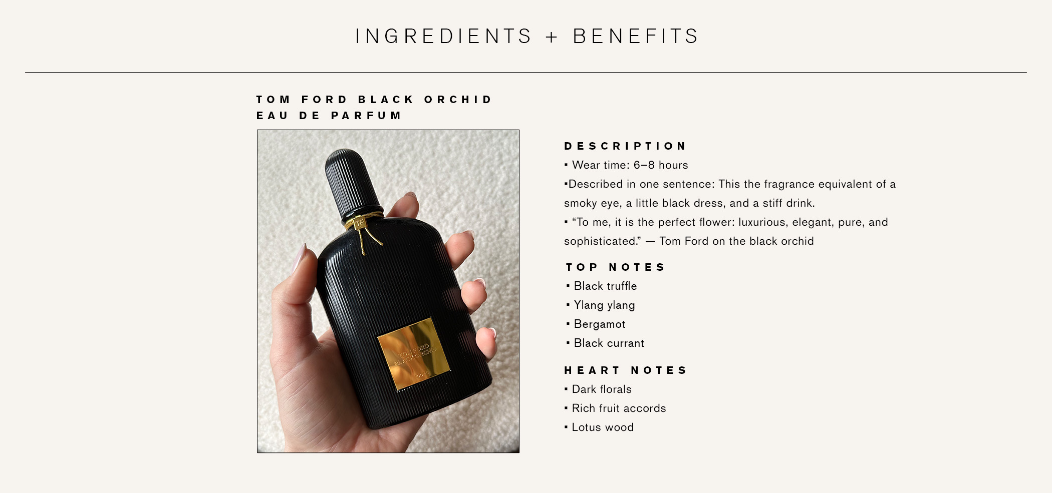 Reviewed: Tom Ford Black Orchid Perfume | Who What Wear