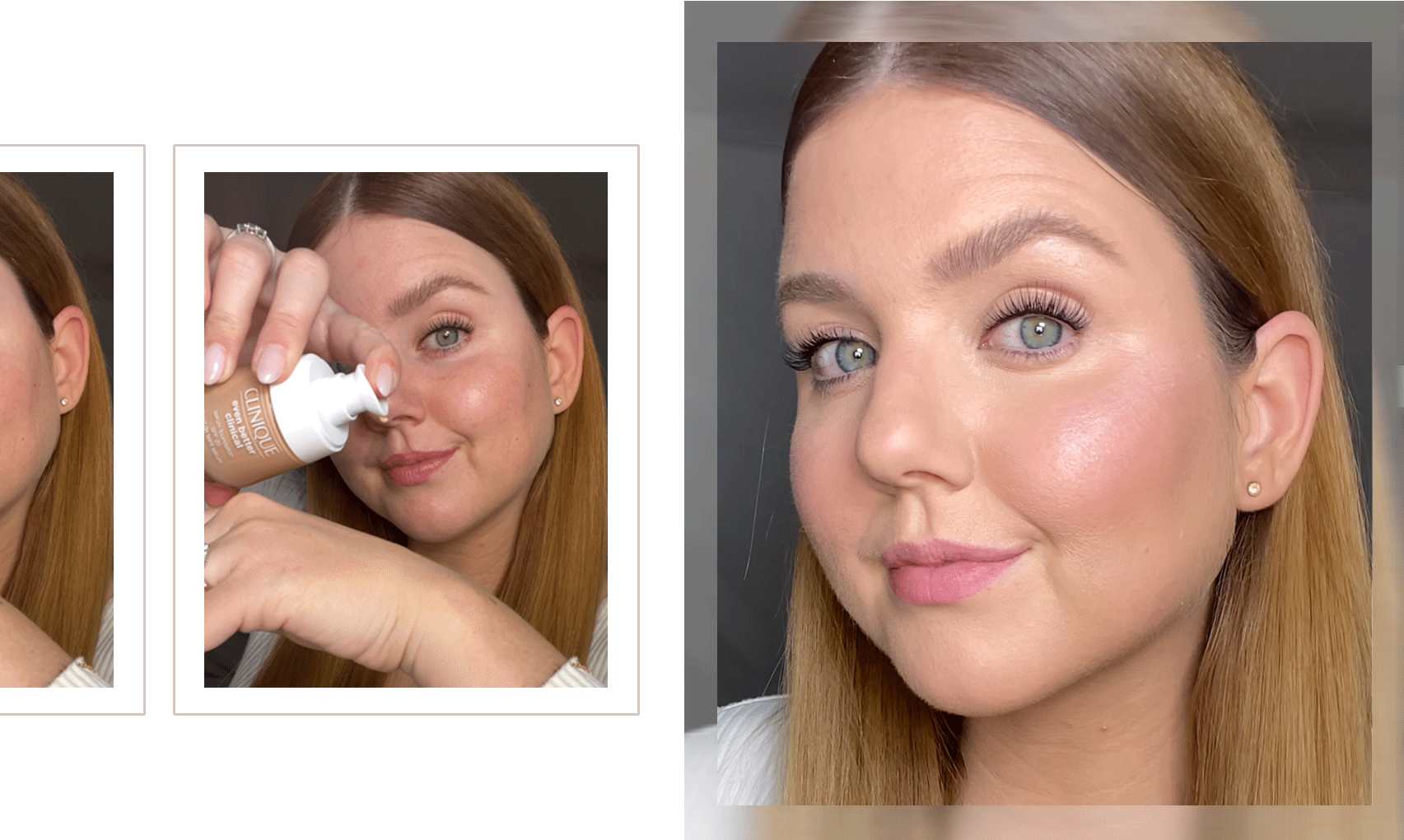 clinique even better foundation before and after