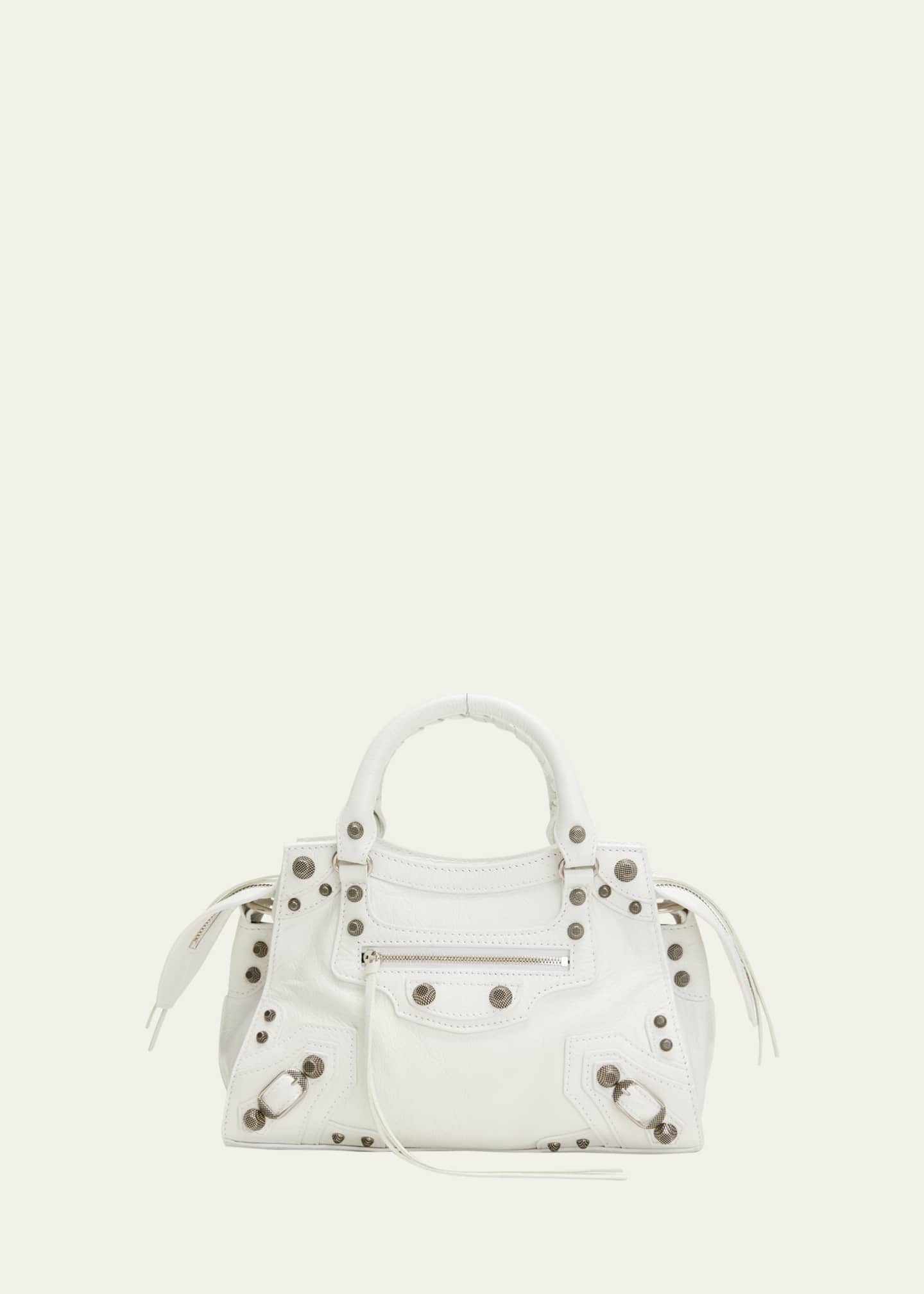 Balenciaga Mini Neo Classic City Bag in White  FWRD