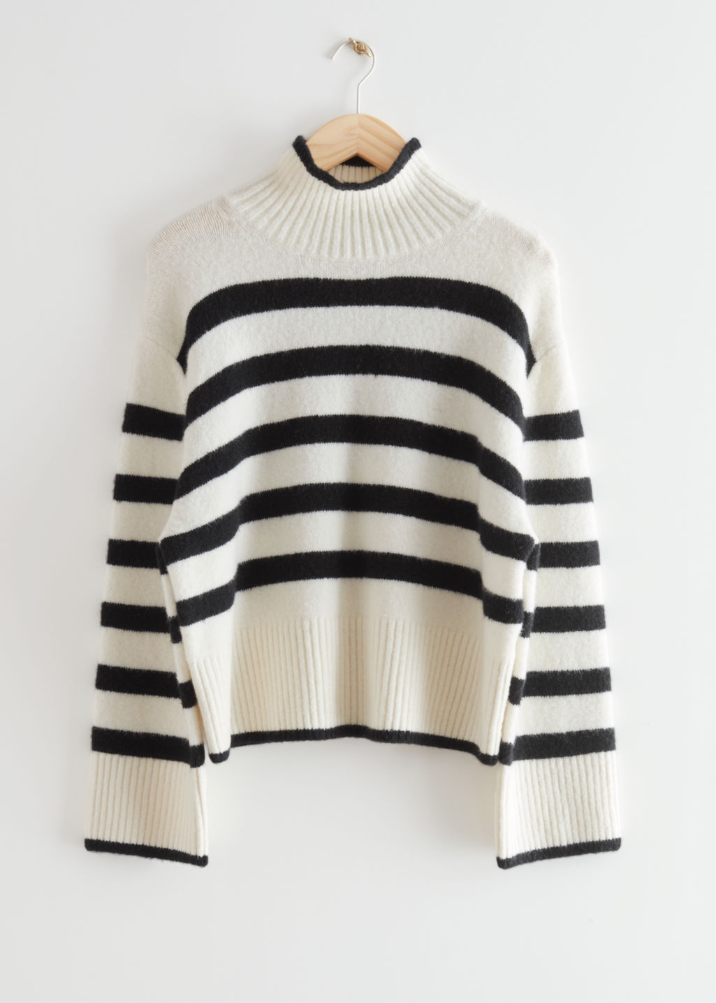 & Other Stories Striped Wool Knit Sweater