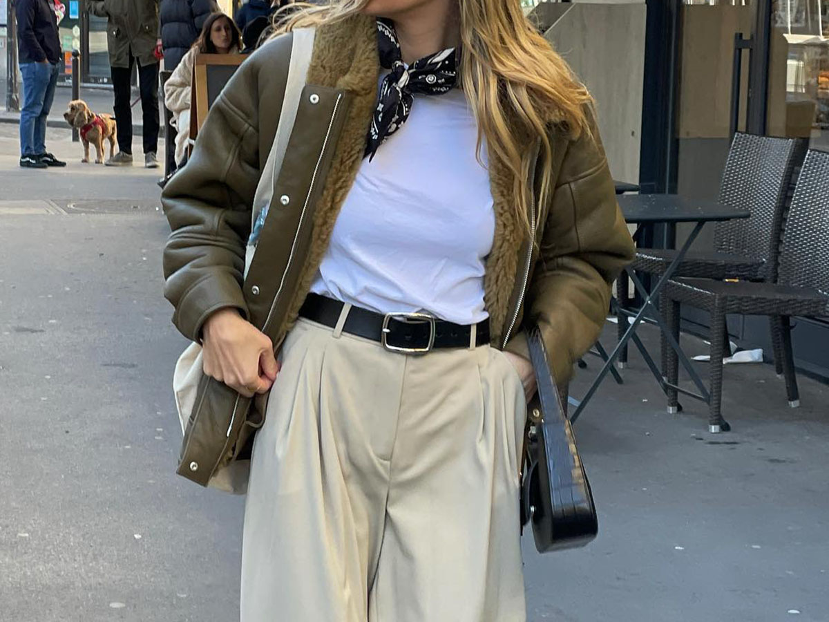 8 Items Parisians Love to Wear With Spring's Big Pant Trend | Who What Wear
