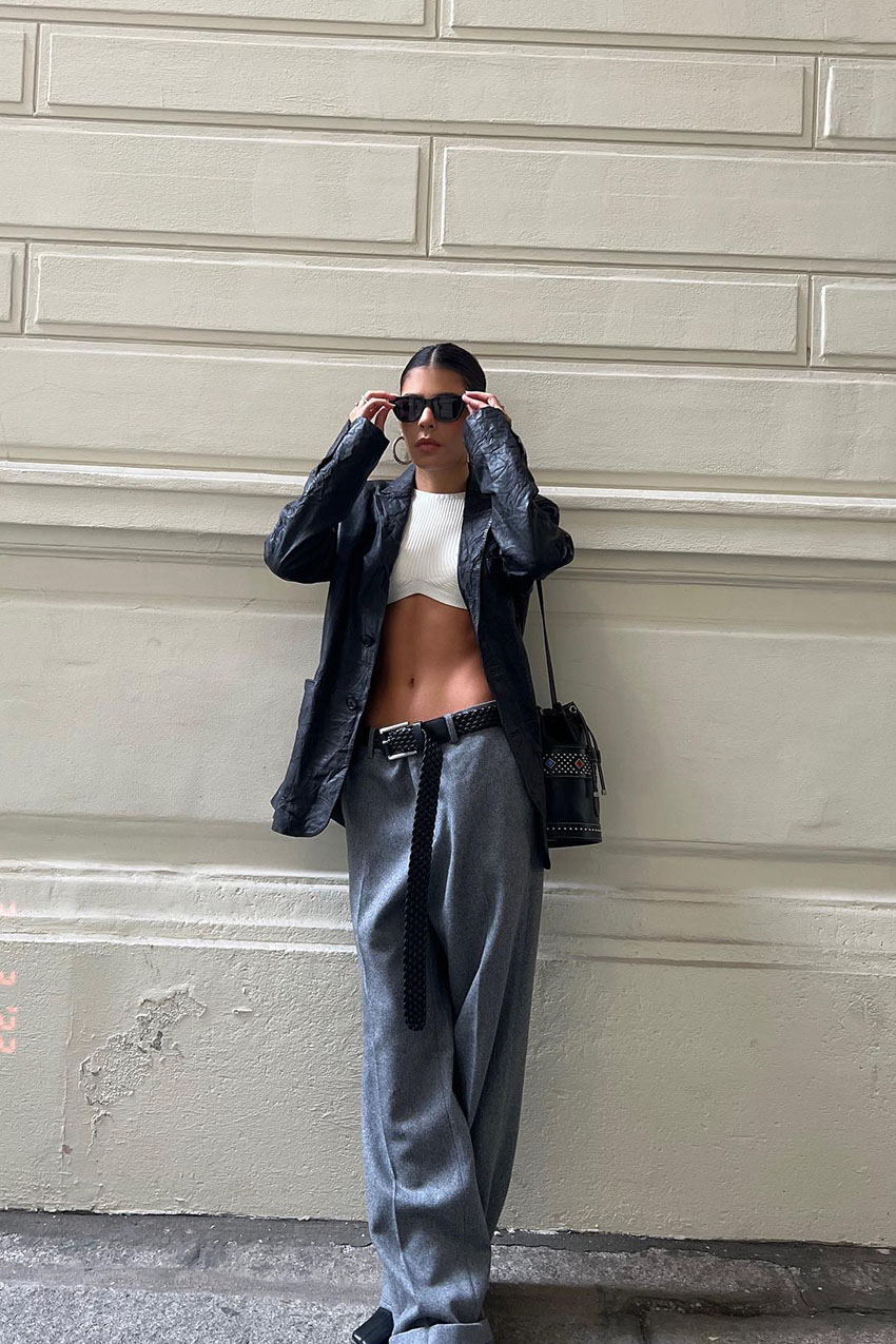 how to wear the baggy pants trend