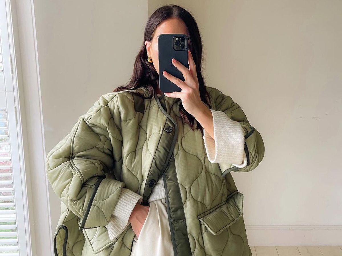 Influencer Jessica Skye Spring Outfit Quilted Liner Jacket Stylish Nordstrom Picks