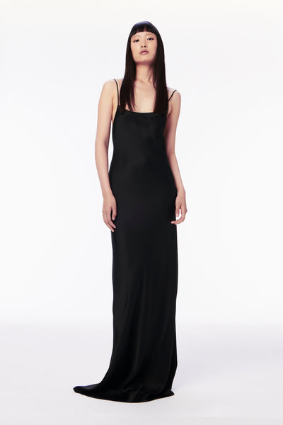 Victoria Beckham Floor Length Cami Dress in Black