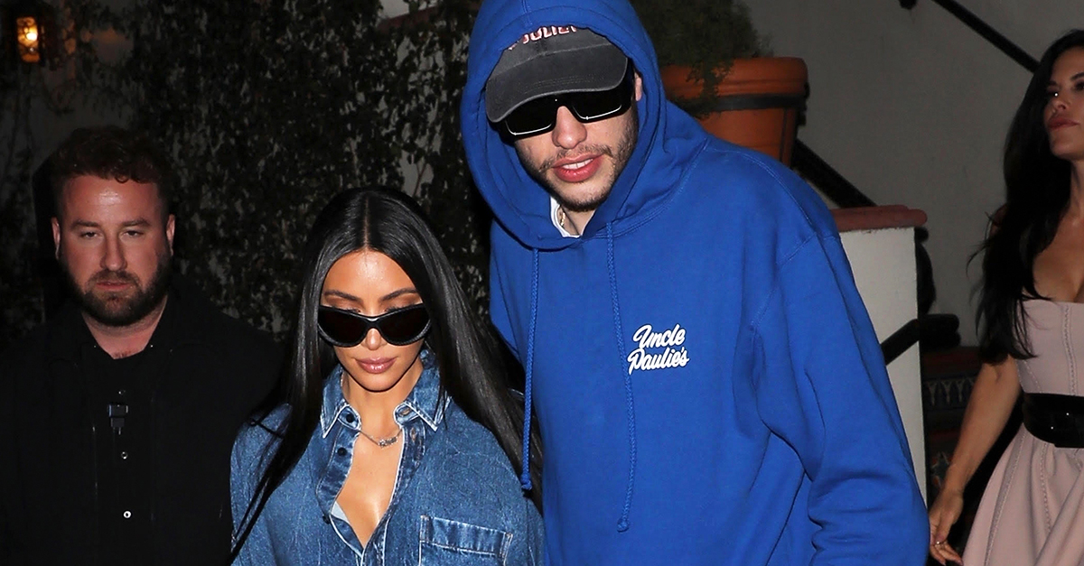 Kim Kardashian Wore This Casual Denim Trend for a Date With Pete Davidson