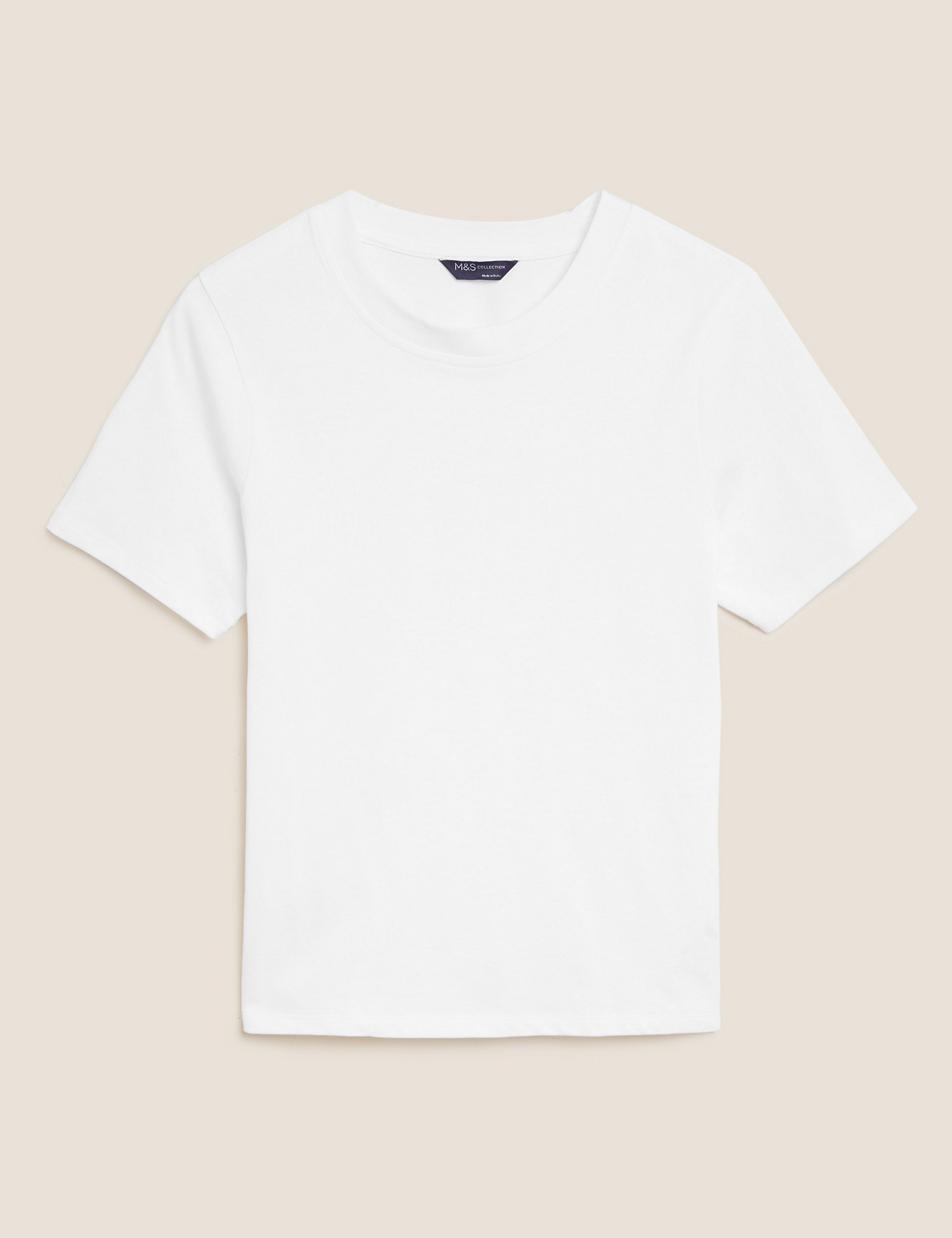 Marks & Spencer Pure Cotton Crew Neck T-Shirt