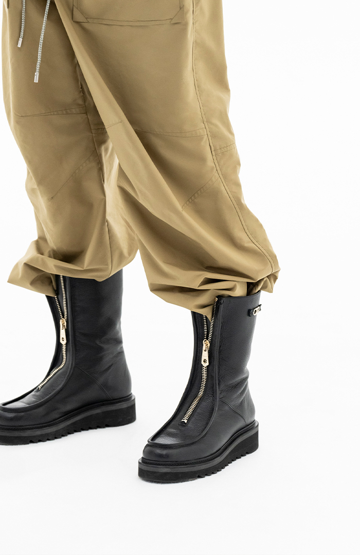 autumn winter 2022 fashion trends: Ferragamo stomp boots