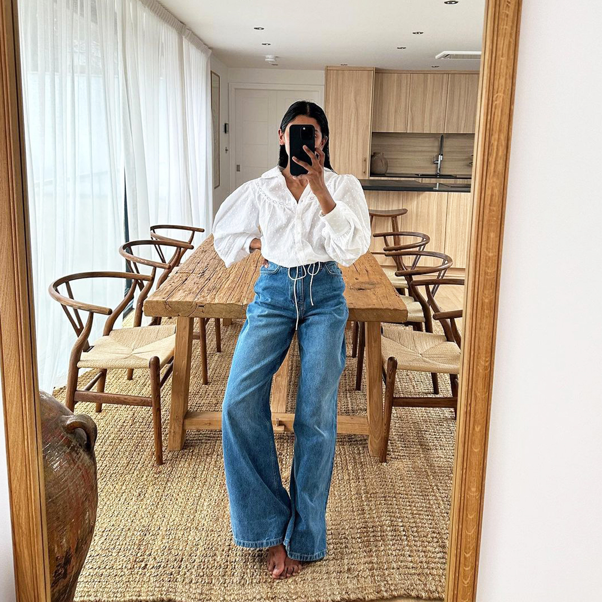 Monogram Slim Jeans | Size 36