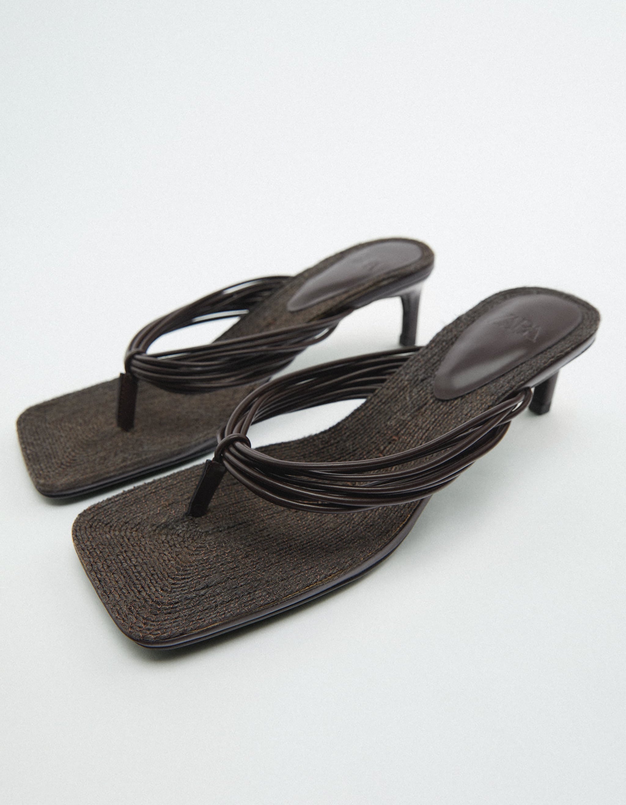Zara High Heeled Strappy Sandals