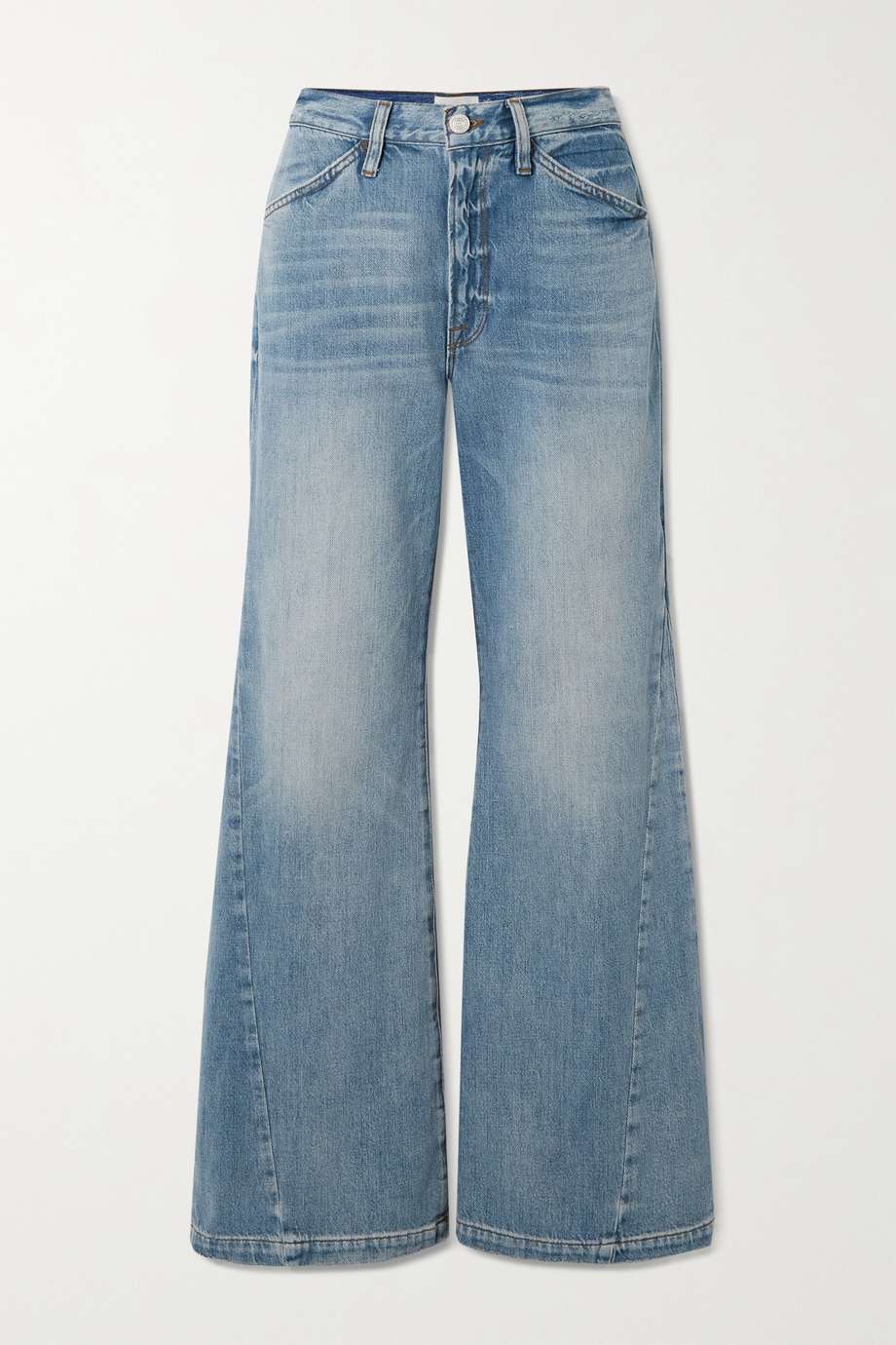 Frame Le Baggy High-Rise Wide-Leg Jeans