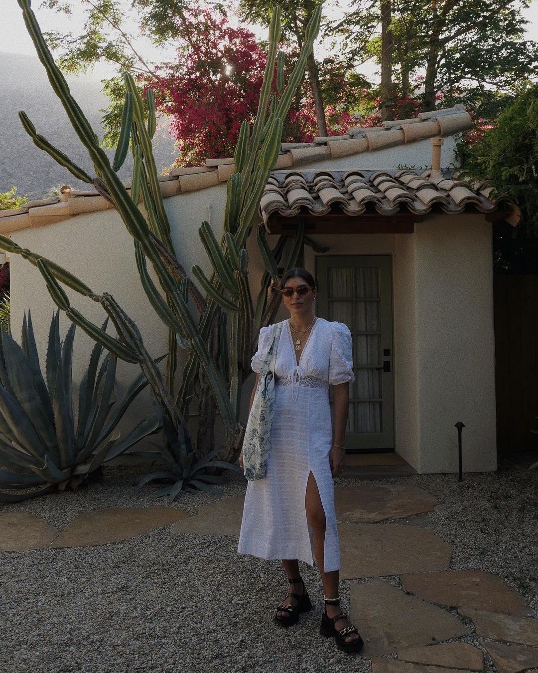 What to pack for a mediterranean mini break: white dress