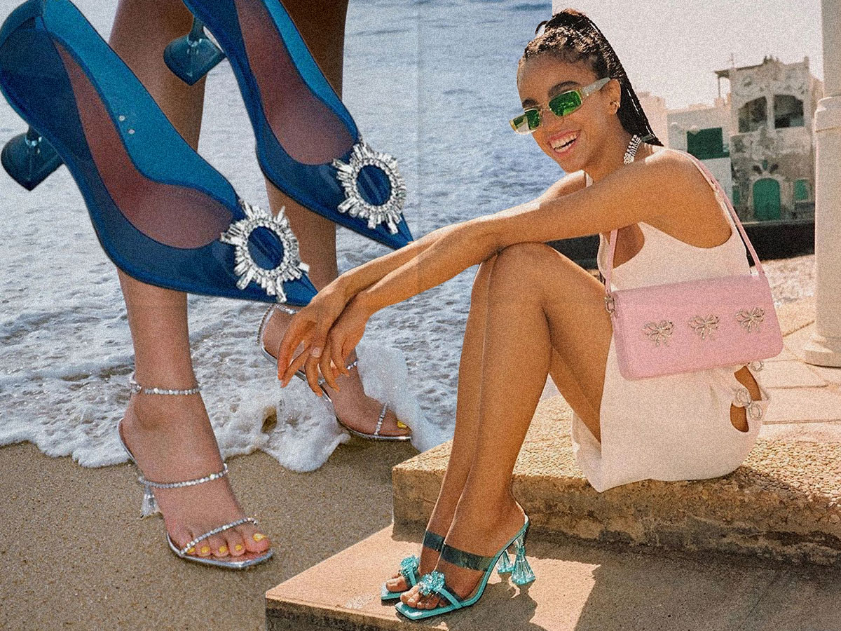 glass heels trend
