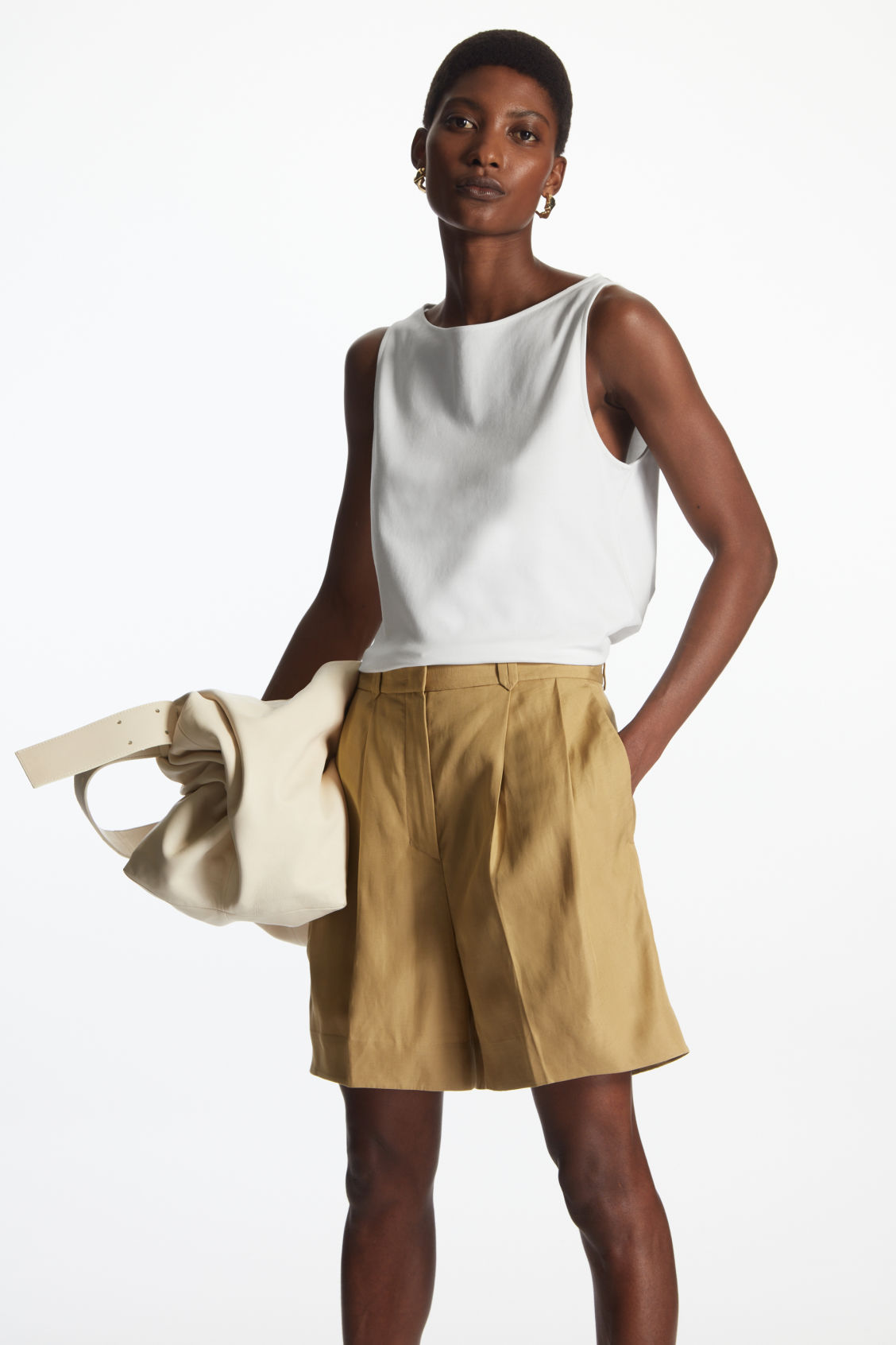 COS Pleated Shorts