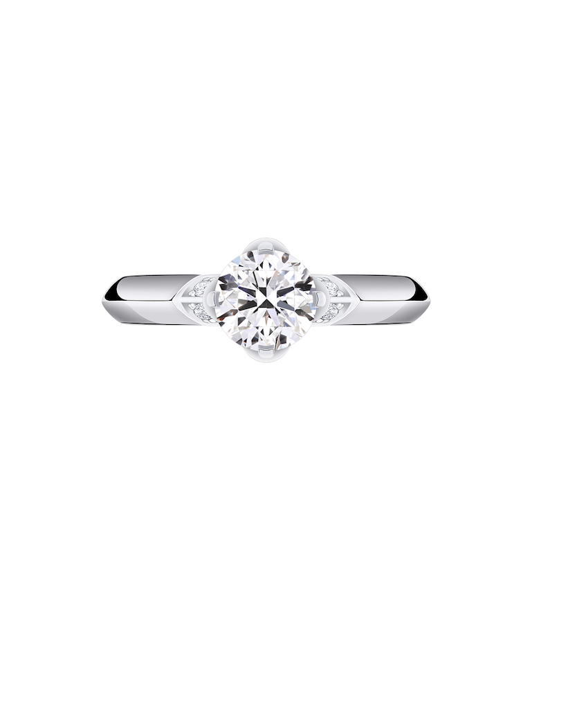 LV Diamonds V Ring, Platinum - Categories