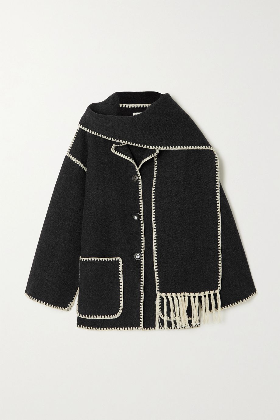 Toteme's Scarf Jacket Is Back in Stock for Winter | Who What Wear UK