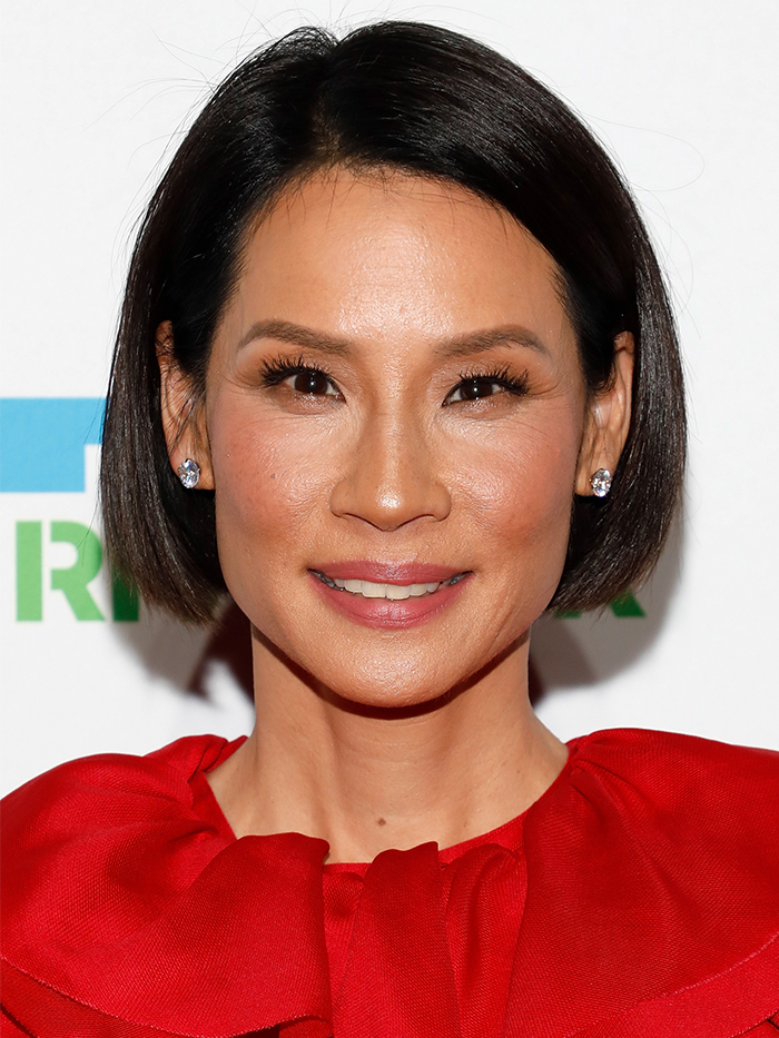 best hairstyles for women over 50: Lucy Liu