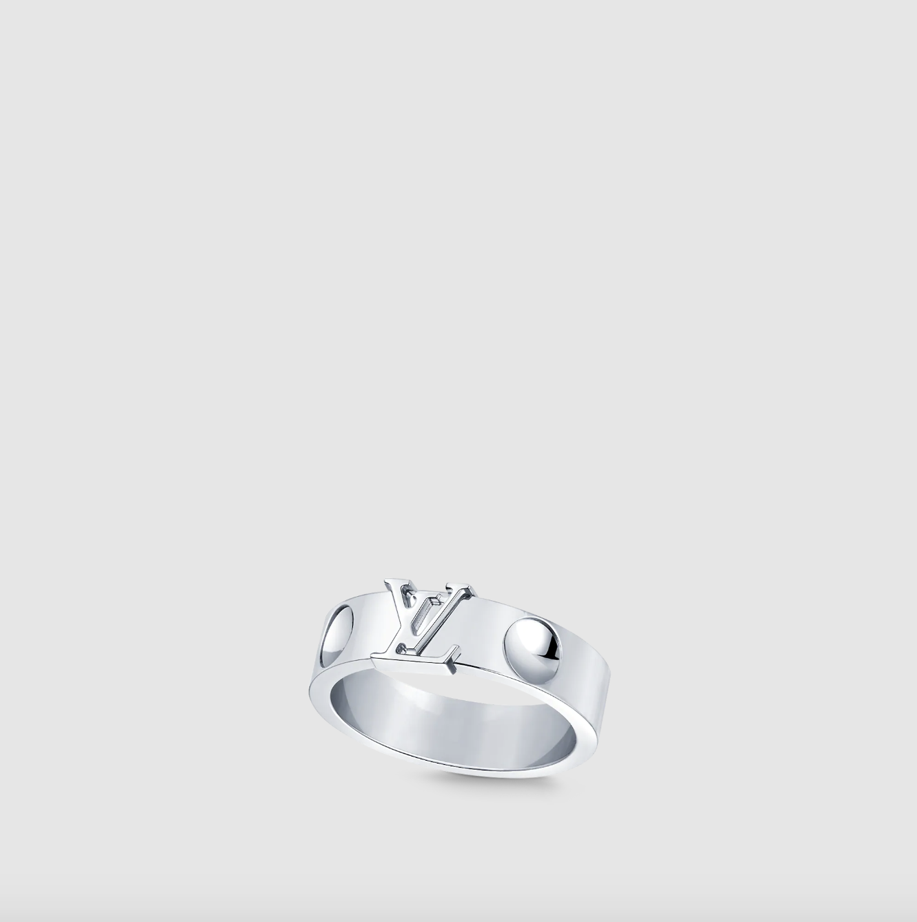 Empreinte Ring, White Gold and Diamonds - Luxury Silver