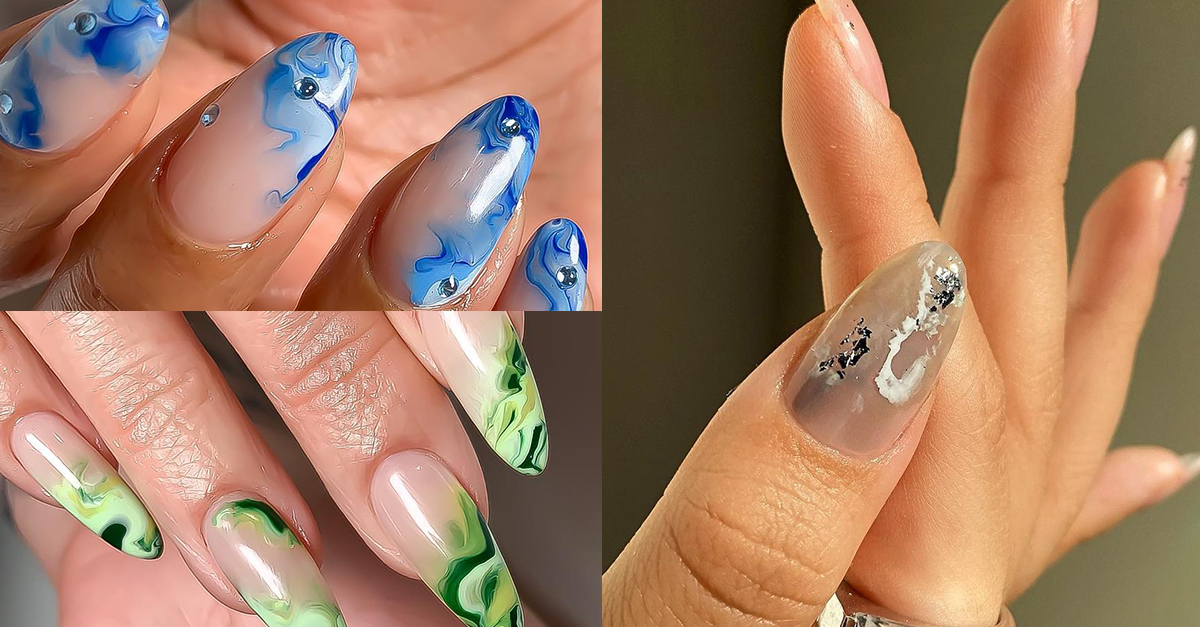 Marble Nail Designs Are *Still* Trending—32 Need-to-Screenshot Looks I'm Loving