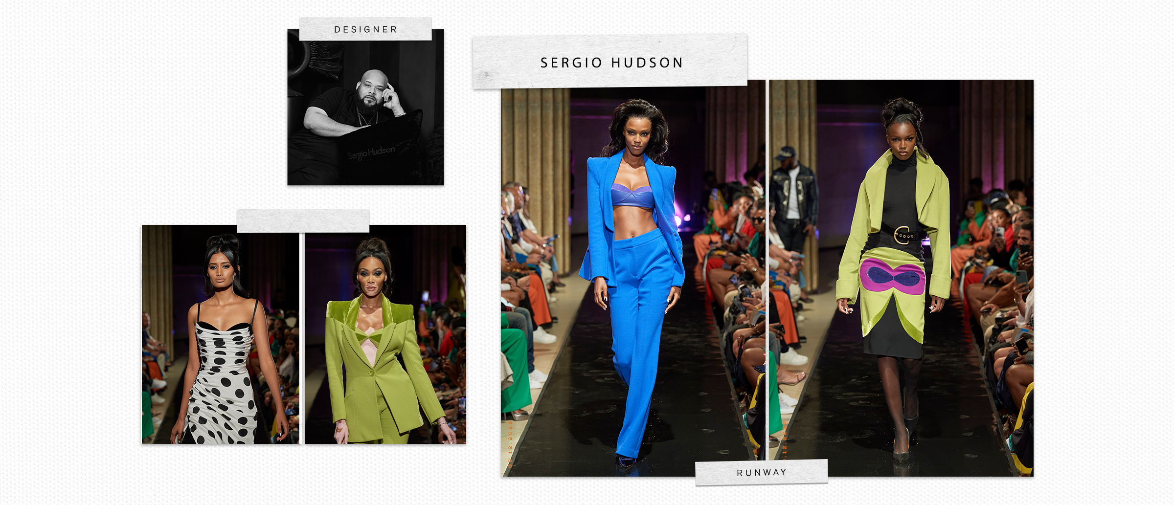 Fashion designer Sergio Hudson, and his most recent spring/summer 2023 collection
