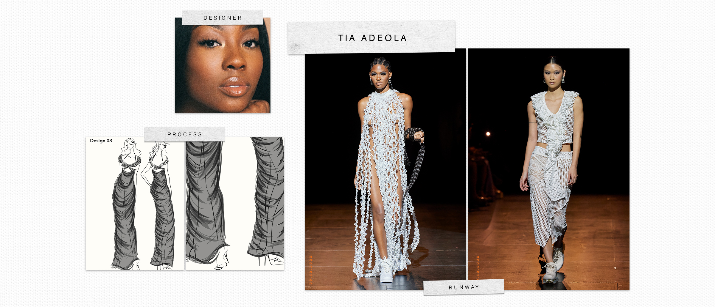 Fashion designer, Tia Adeola and her most recent spring/summer 2023 collection