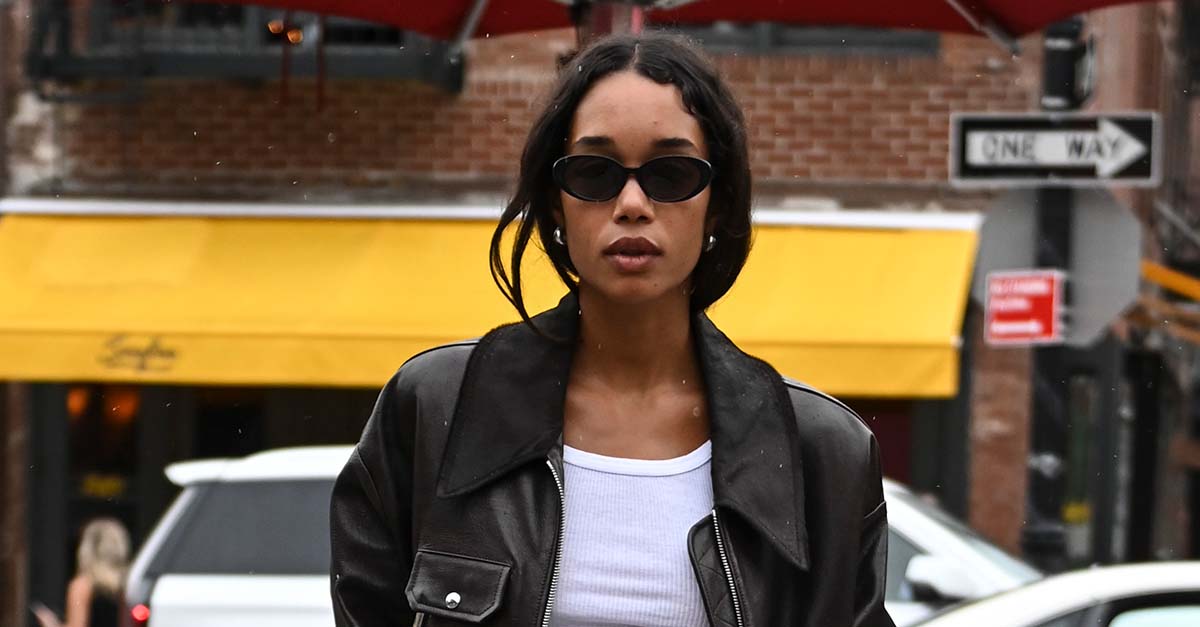 Laura Harrier Wore the Easy Outfit I'm Planning on Wearing Once a Week This Fall