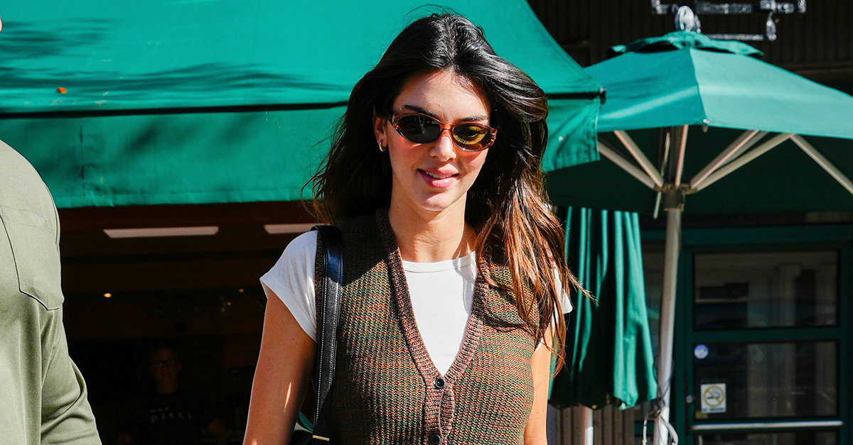 Kendall Jenner Found the Jeans That Look Best With Those Adidas It Sneakers