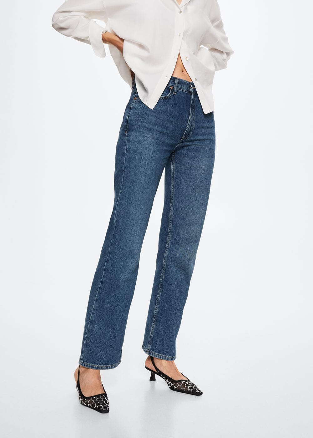 8 Best Straight-Leg Jeans For Midsize Girls With Hips | Who What Wear UK