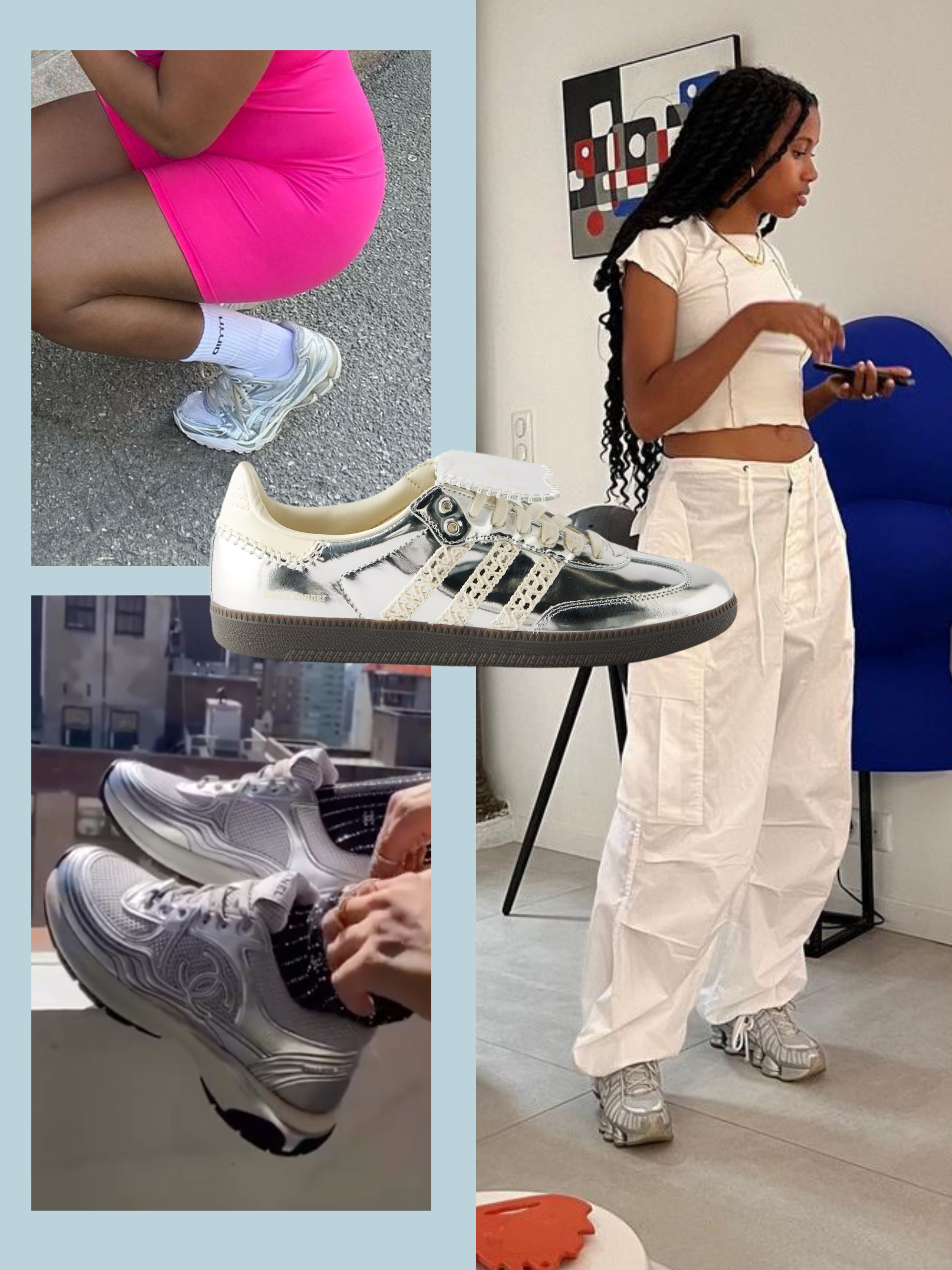 Womens Silver Trainers & Sneakers