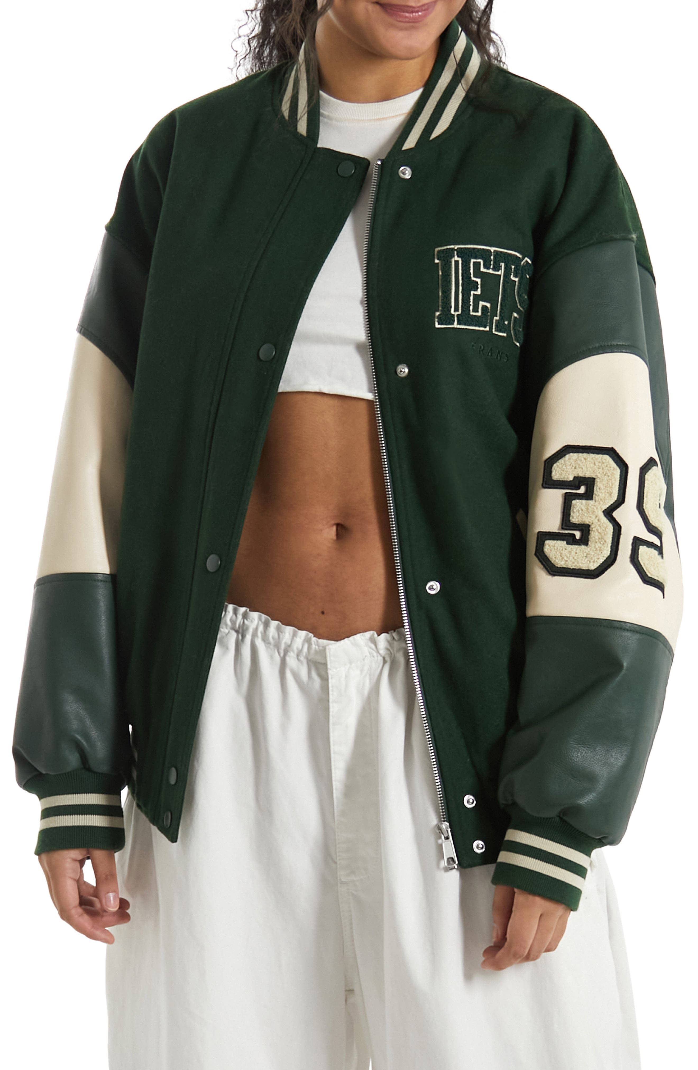varsity jacket outfits for girls｜TikTok Search