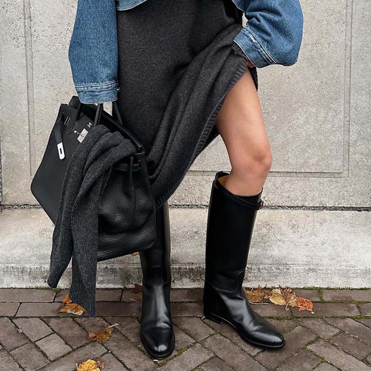 sneeuw Buigen Vertolking 10 Ways to Style Your Knee-High Boots That Scream Fall 2023 | Who What Wear