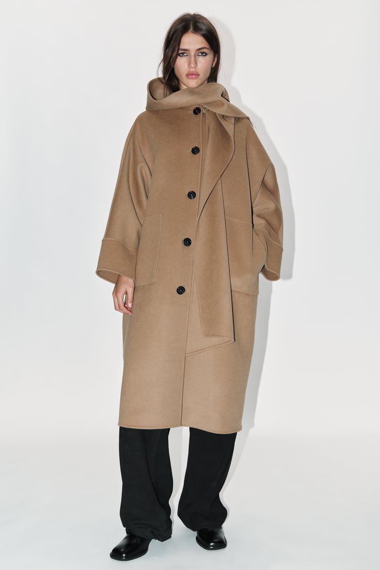 Zara ZW Collection Double-Face Wool Coat