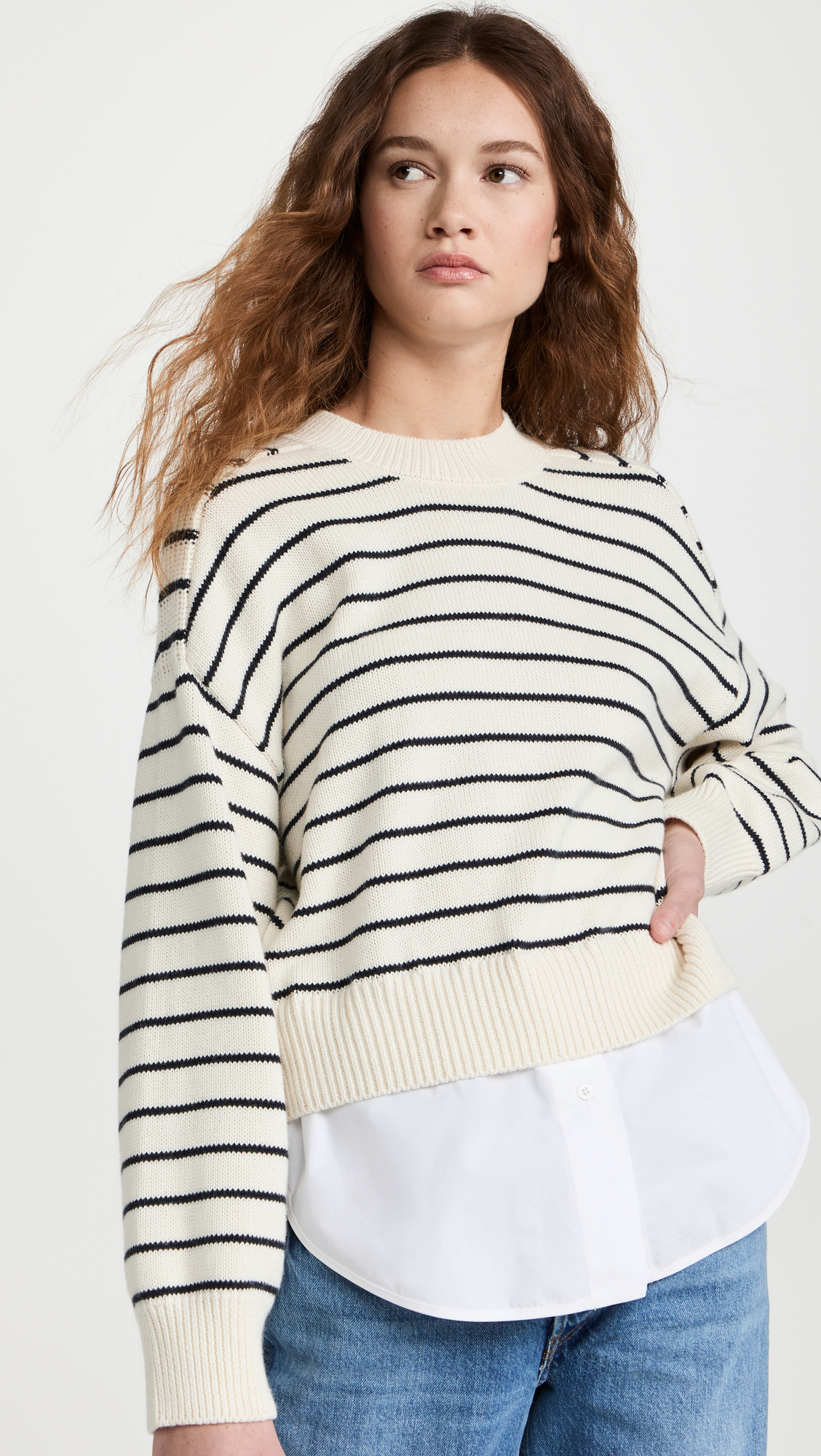 The Best Striped Sweaters Fashion People Are Wearing Now | Who What Wear