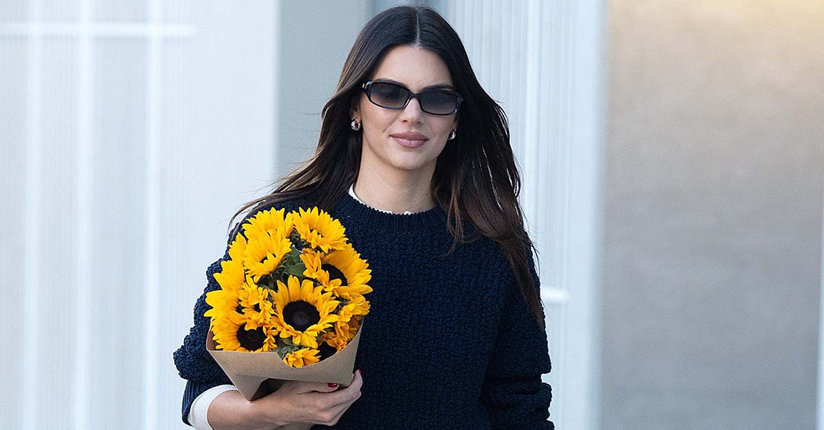 Kendall Jenner Wore Underwear With Nothing But Tights For a Busy Day Out In LA