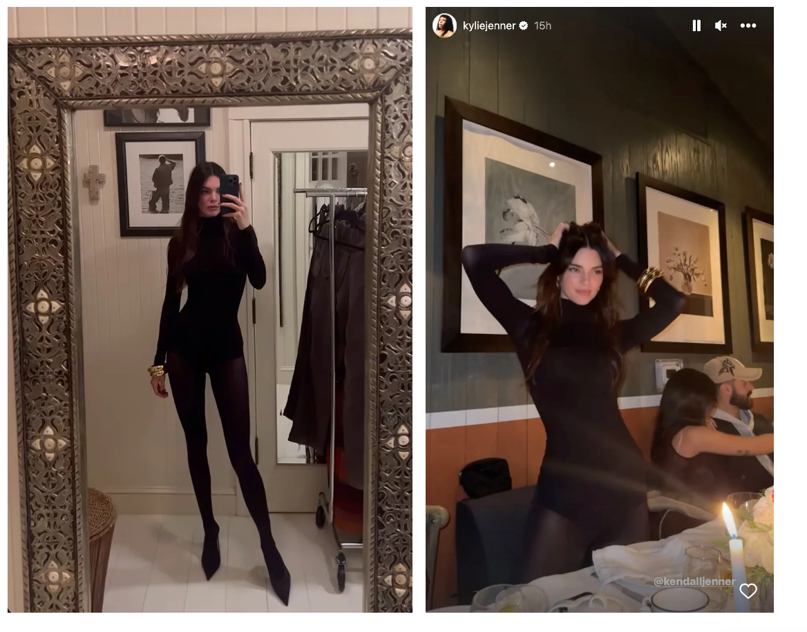 Kendall Jenner Wore Underwear With Just Tights in L.A. | Who What Wear UK