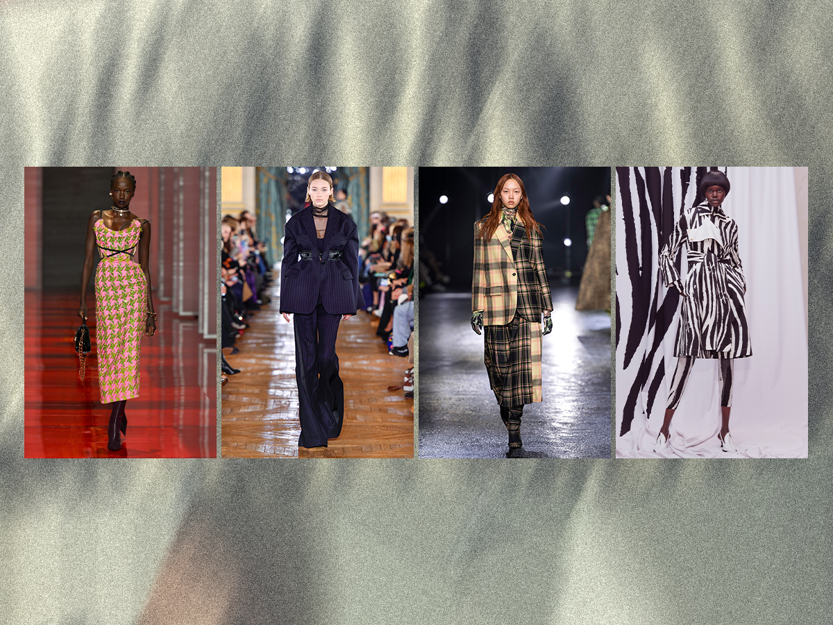 A guide to the biggest winter 2022 biggest print trends, on and off the runway