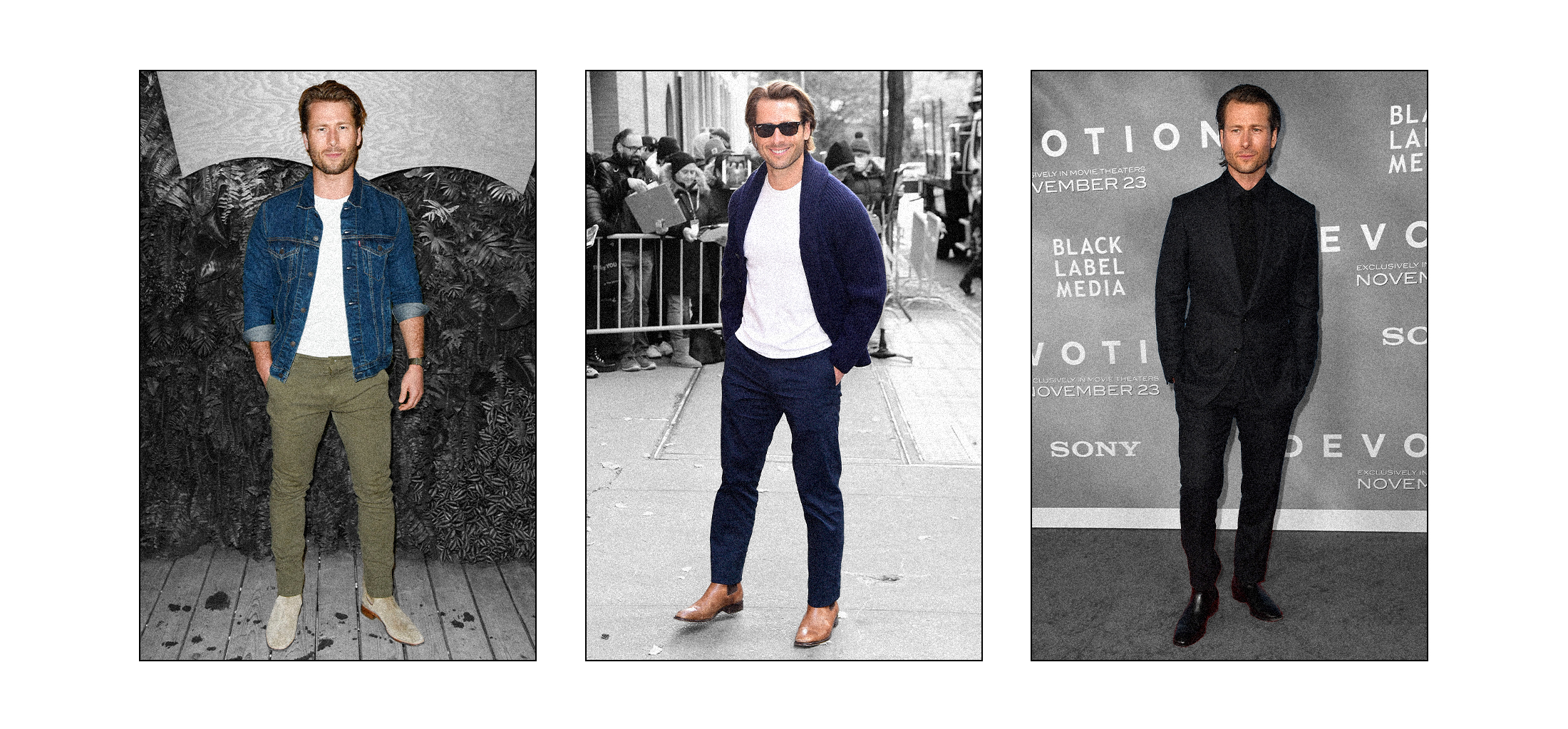Let's Face It—Glen Powell Was Born to Play an Aviator | Who What Wear