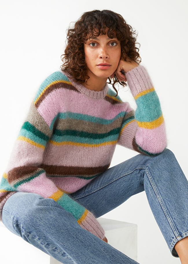 & Other Stories Relaxed Mohair Knit Sweater