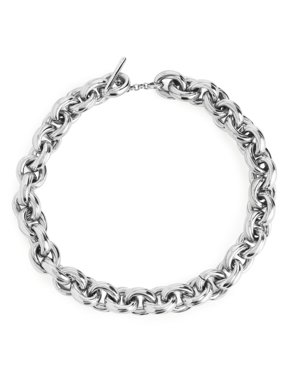 Arket Chunky Silver-Plated Necklace