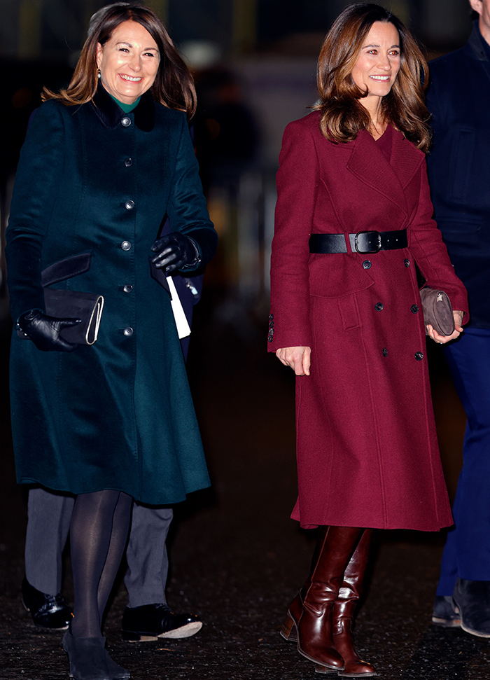 Kate and Pippa Middleton Both Wore Burgundy Coats Last Night | Who What ...