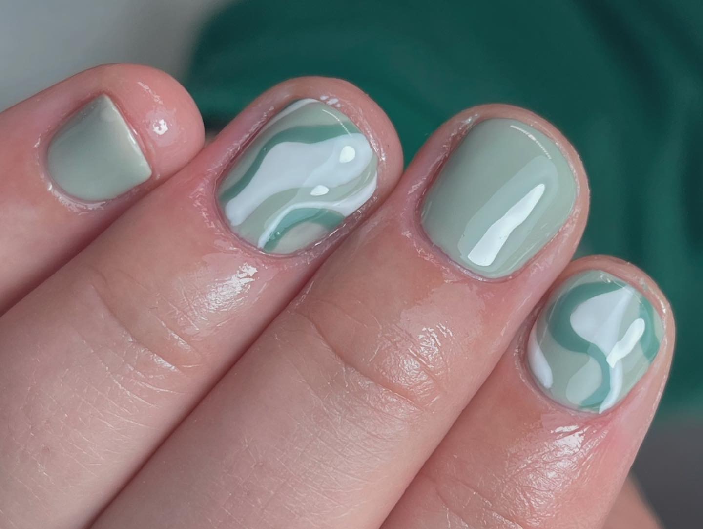 These 8 Nail Colours Will Be Trending in 2023: @ROSETUCKERSOUTHPORT Jade Green