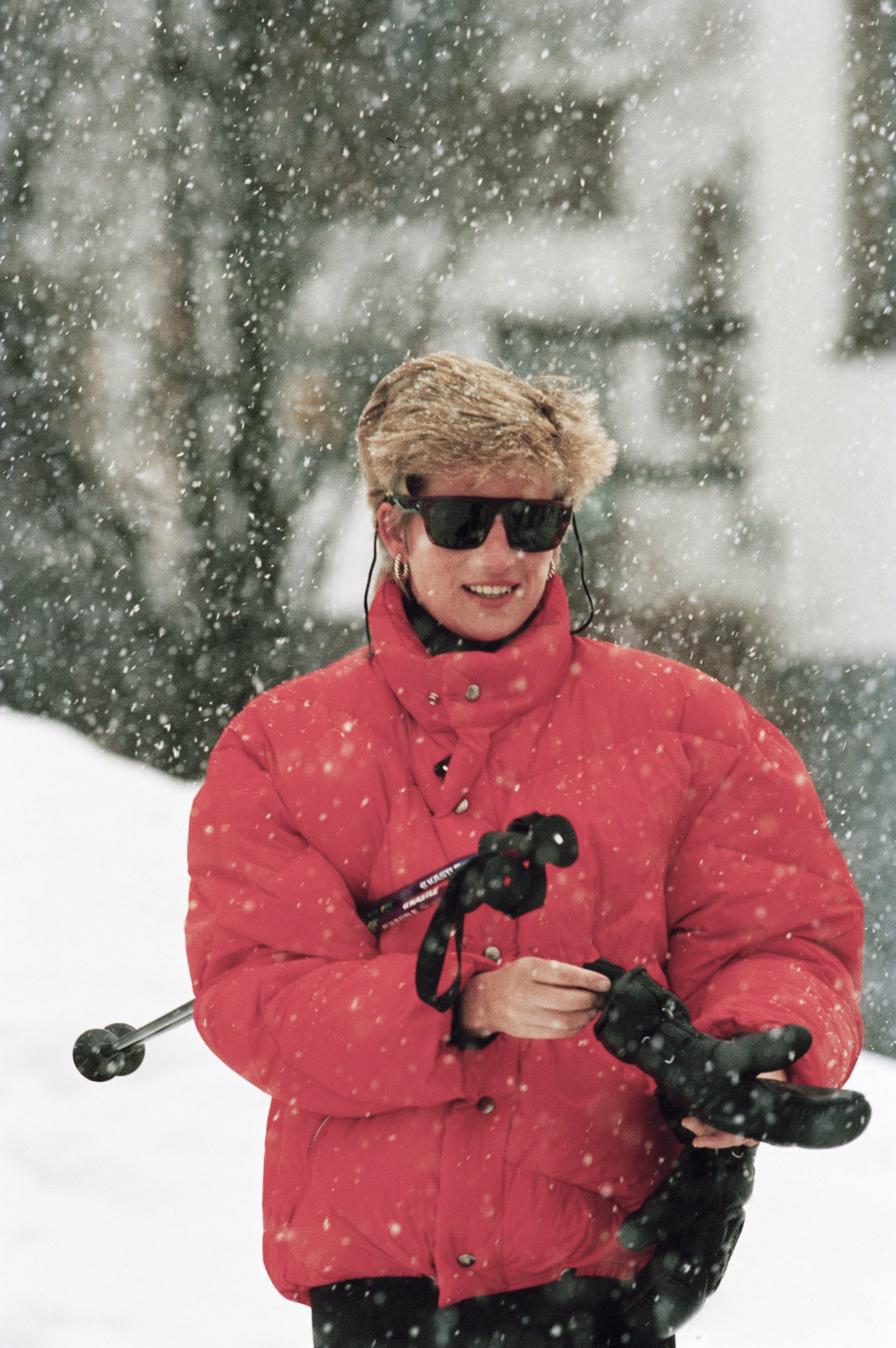 Princess Diana's Red Puffer Jacket Isn't Just for Skiiers