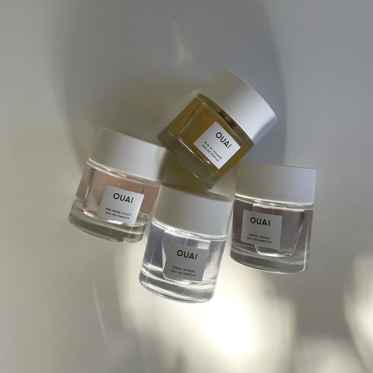Collection of OUAI perfumes