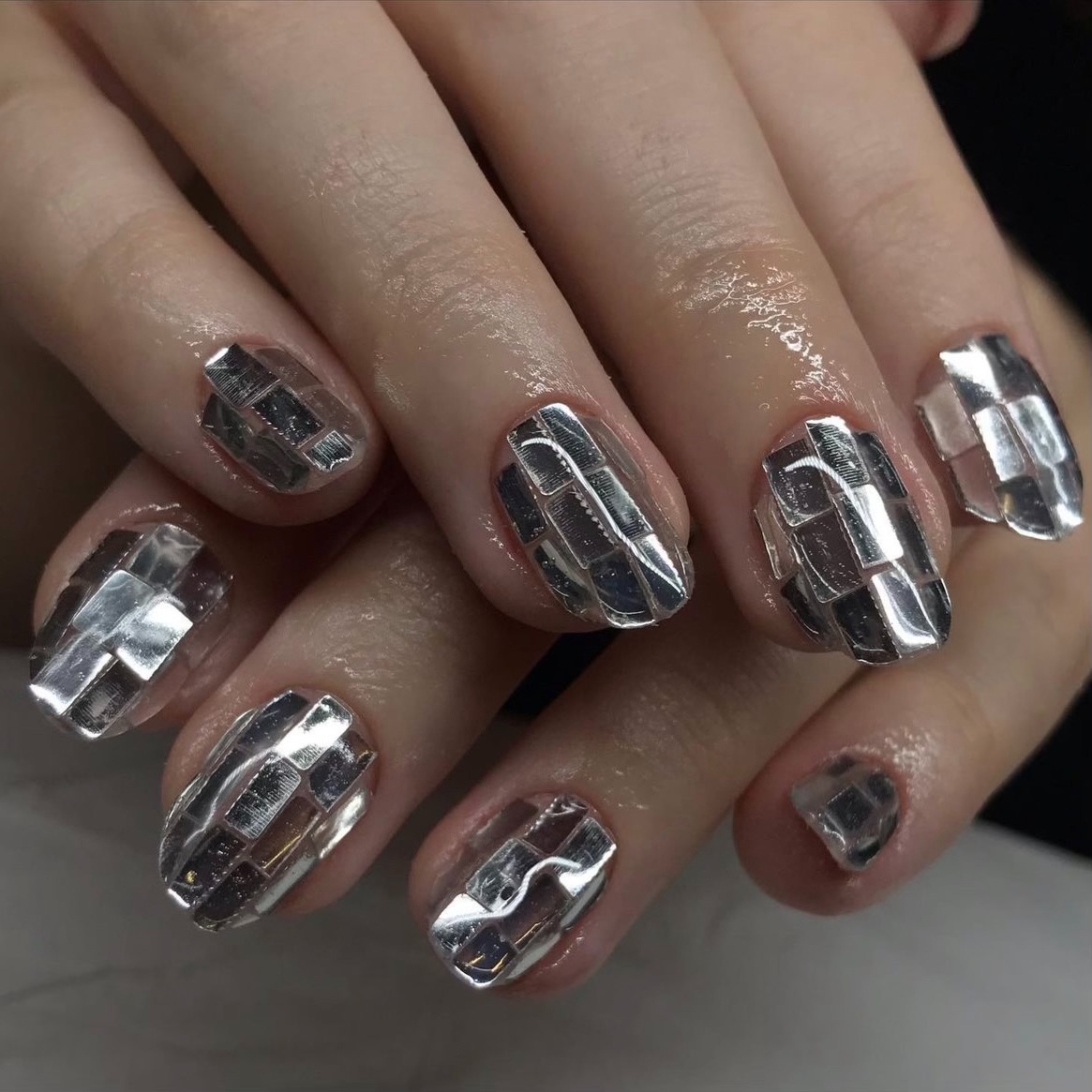 How to do Glitter Ombre Nails | Black and Silver Glitter Gradient Nails -  YouTube