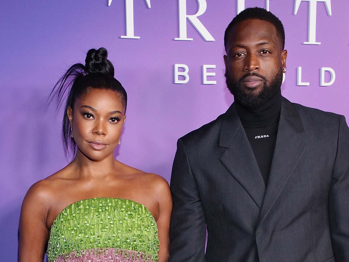 Gabrielle Union Wore Every Editor's Go-To Uniform For a Date With Dwyane Wade Wade
